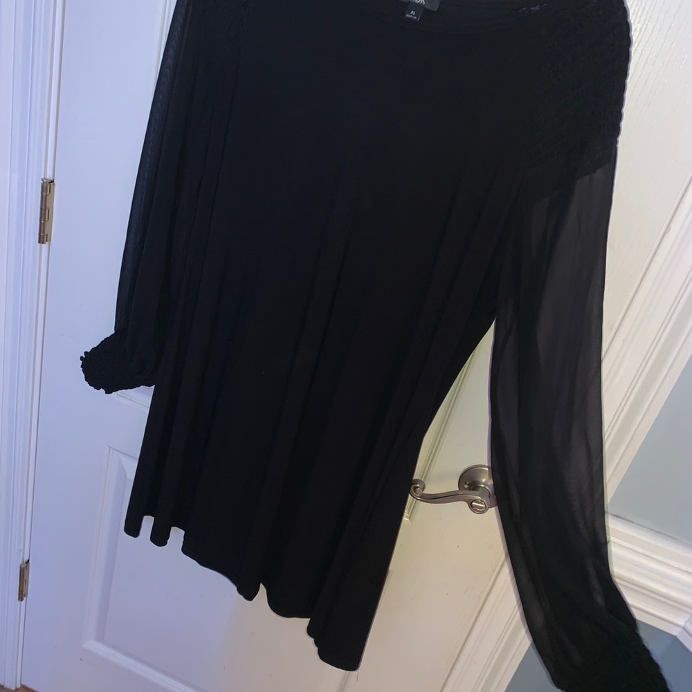 MSK Party Dress Black Size Large